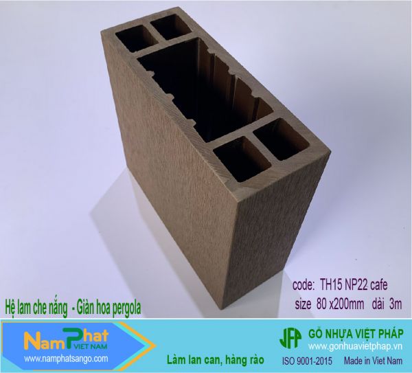 TH15 NP22 cafe 80x200mm lam che nắng